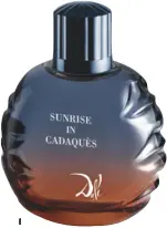  ??  ?? 1
1. La fraîcheur virile du géranium piquée de cardamome, sur lit d’ambre et de vétiver. Eau de Toilette, Sunrise In Cadaquès pour homme, Salvador Dalí, 69 € les 100 ml. 2. Le frisson d’une note métallique sur un santal épicé. Eau de Parfum Concrete,...