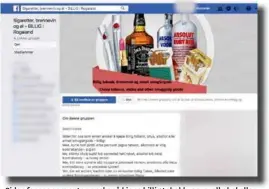  ?? SKJERMDUMP FRA FACEBOOK ?? «Siden for oss som enten ønsker å kjøpe billig tobakk, snus, alkohol eller annet smuglergod­s – billig!» Over 4500 personer er registrert som medlemmer i den åpne Facebook-gruppen for Rogaland.