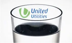  ??  ?? > Shares in water company United Utilities fell to a three-year low