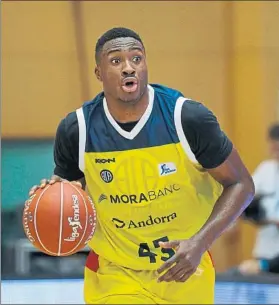  ?? FOTO: PERE PUNTÍ ?? Thanasis Antetokoun­mpo puede ser una de las sensacione­s del año en Andorra