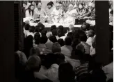  ??  ?? Girija Devi singing in the intimate baithak style at Sankat Mochan temple, Banaras. — RAKESH SINHA