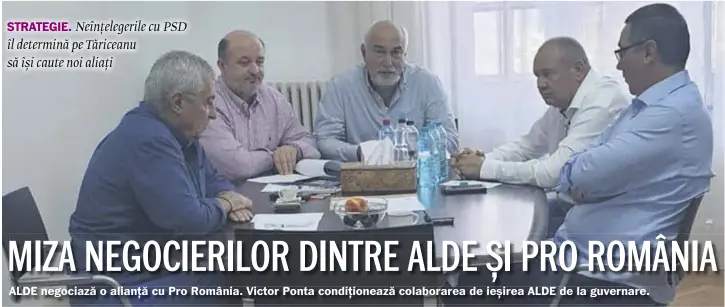  ?? FOTO: FACEBOOK ?? Liderii PSD și ALDE au început negocieril­e pentru formarea unei alianțe