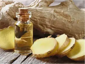  ??  ?? Natural remedy: Ginger can help remove ‘wind’ in the body.