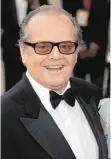  ?? FOTO: DPA ?? Jack Nicholson bei der Oscar-Verleihung im Jahr 2007.