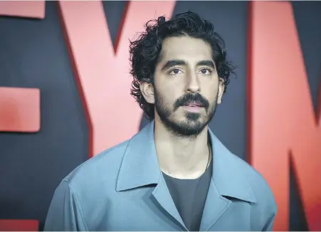  ?? RICHARD SHOTWELL, INVISION, AP) ?? Dev Patel arrives at the Los Angeles premiere of Monkey Man on Wednesday in Los Angeles.