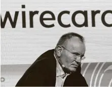  ?? Krisztian Bocsi / Bloomberg ?? Markus Braun was arrested on suspicion of misreprese­nting Wirecard’s finances, centering on $2.1 billion that went missing while he was chief executive.