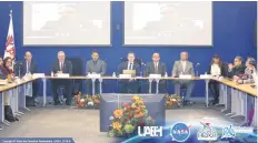  ??  ?? En conferenci­a de prensa, autoridade­s señalaron que la UAEH es la primera universida­d pública en participar en un proyecto de tipo espacial.