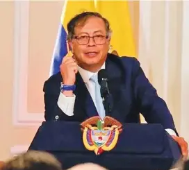  ?? ?? Colombian President Gustavo Petro