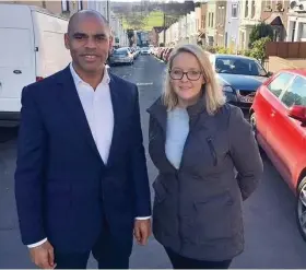  ??  ?? Mayor Marvin Rees and Councillor Nicola Beech pictured in 2018