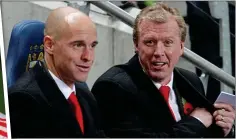  ?? ?? HAIR APPARENT: Ten Hag as a young player at FC Twente (far left) and as assistant to Steve McClaren. The pair’s roles have now reversed at Old Trafford