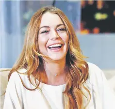  ??  ?? ‘I love social media. I mean, I am social media,’ Lohan teases as she promotes her new show. — Reuters file photo