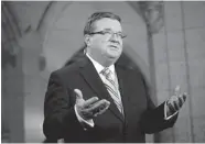 ?? JUSTIN TANG/ THE CANADIAN PRESS ?? Finance Minister Jim Flaherty says it’s not for provinces to tell Ottawa how to spend federal tax money.