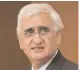  ??  ?? Salman Khurshid