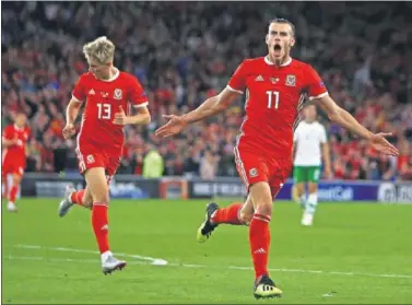  ??  ?? IMPARABLE. Bale celebra el gol que le marcó el pasado jueves a Irlanda en la Liga de las Naciones.