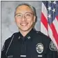  ?? Arcadia Police Depar tment ?? NAKAMURA, who was promoted to captain last year, will succeed Chief Robert T. Guthrie.