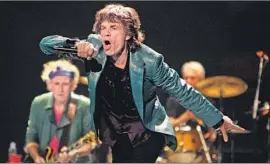  ?? Genaro Molina Los Angeles Times ?? BIG ACTS like the Rolling Stones will likely withstand the economic effects that tour cancellati­ons will have on their bottom line much better than smaller artists.