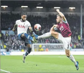  ?? FOTO: GETTY ?? El Tottenham no pasa del empate El Burnley fue mejor en el primer tiempo