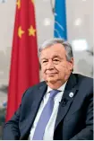  ??  ?? Antonio Guterres, UN Secretary-General
