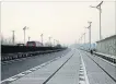  ?? TOP PHOTO SIPA USA/TNS ?? A section of the “solar highway” in Jinan, Shandong, China is shown in this photo on Dec. 28, 2017.