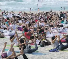 ?? MEGAMEDIA ?? El Día Internacio­nal del Yoga se celebra el 21 de junio.