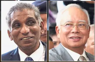  ??  ?? Three in the dock: Hasanah leaving the courthouse. (Bottom) Irwan and Najib pleaded not guilty to all charges. — KAMARUL ARIFFIN/ The Star