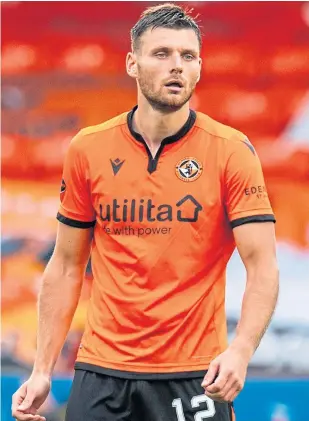  ??  ?? Dundee United’s Ryan Edwards is available to face St Mirren on Saturday.