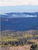  ?? COURTESY USFS ?? These fires were among 18 discovered in the Carson National Forest last week that officials say were human-caused, the U.S. Forest Service says.