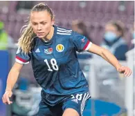  ??  ?? Claire Emslie in action for Scotland