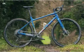  ?? ?? 04 Marin’s Gestalt X10 has plenty of MTB-like geometry