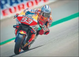  ?? FOTO: MOTOGP.COM ?? Marc Márquez Estreno aerodinámi­co en las motos Repsol Honda