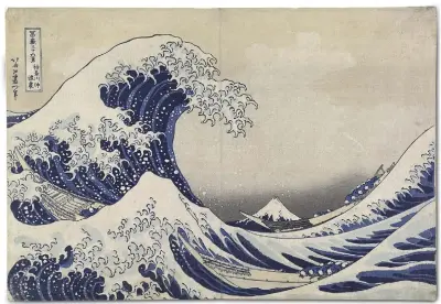  ??  ?? See Katsushika Hokusai’s work – including The Great Wave off
Kanagawa (circa 1830), from the series Thirty-six Views of Mt Fuji (1826-33) – at Melbourne’s NGV