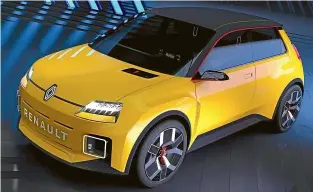  ??  ?? This is the new Renault 5. Honestly, that looks fantastic. Hopefully, Renault builds a performanc­e version and give it appropriat­e 80s-style turbo decals.