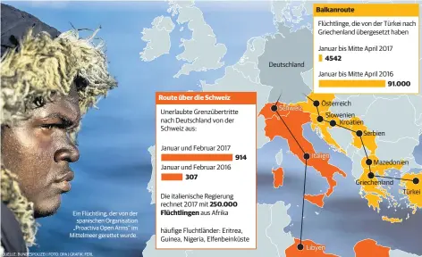  ?? QUELLE: BUNDESPOLI­ZEI | FOTO: DPA | GRAFIK: FERL ??