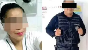  ?? / FOTOS CORTESÍA ?? El acusado de asesinar a una enfermera es un expolicía municipal de Chicoloapa­n, Estado de México