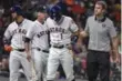  ?? THE ASSOCIATED PRESS ?? Carlos Correa is helped off the field after suffering an injury on Monday.