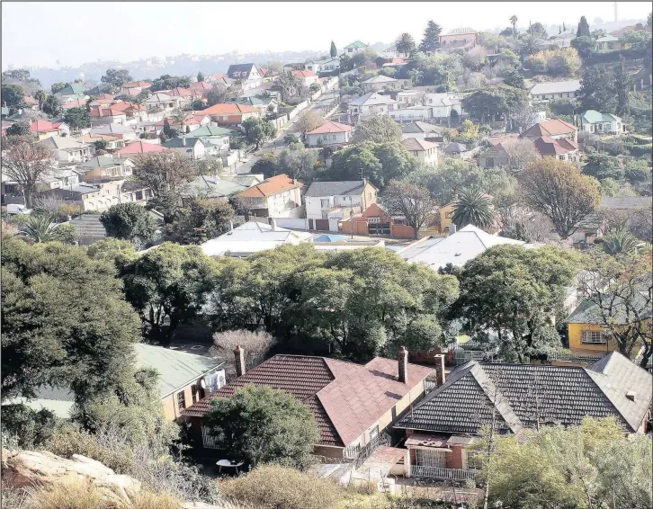  ??  ?? Kensington is home to many Herbert Baker-styled houses and is rich in the architectu­ral flair of early Joburg. PICTURES: DIMPHO MAJA/AFRICAN NEWS AGENCY (ANA)