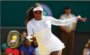  ?? MATTHEW STOCKMAN / GETTY IMAGES ?? Serena Williams now goes by “Mrs. Williams” at Wimbledon after she married last year.