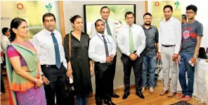  ??  ?? From left: Head of Funding and Corporate Communicat­ion at MFPLC – Suharshani Welegama, Executive Director/ CEO of MFPLC – Pushpike Jayasunder­a, Lakmali Jayarathne of Rainforest Protectors Sri Lanka, President of Rainforest Protectors Sri Lanka Jayantha...