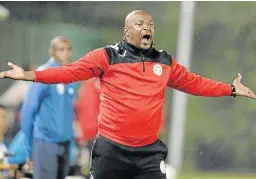  ?? / LEFTY SHIVAMBU / GALLO IMAGES ?? Lehlohonol­o Seema, who hails from Lesotho, is now coach Veselin Jelusic’s assistant at Bloemfonte­in Celtic.