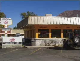  ?? Photo: Ed Helmick ?? The Nebo Queen, formerly Reeds DriveIn, in Nephi.