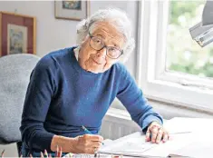  ??  ?? Still writing at 95: author Judith Kerr recalled her life in ‘Pink Rabbits and Other Animals’