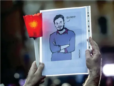  ??  ?? Anniversar­io Giulio Regeni, ricercator­e italiano di 28 anni, è scomparso in Egitto il 25 gennaio 2016. Domani è il secondo anniversar­io (Ansa)