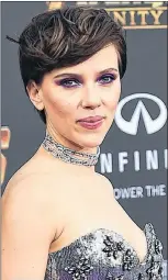  ?? AP PHOTO ?? Scarlett Johansson arrives at the world premiere of “Avengers: Infinity War” in Los Angeles earlier this year.
