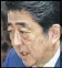  ??  ?? Prime Minister Shinzo Abe issued the new list this week.