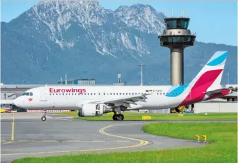  ?? BILD: SN/SALZBURGER FLUGHAFEN ?? Der Pilotenstr­eik bei Eurowings betrifft nicht den Salzburger Flughafen.