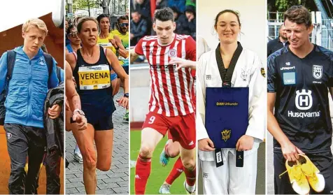  ?? Fotos: Nikita Schleicher, Wieland Pokorny, Roland Furthmair, Hannah Jonas, Stephan Schöttl ?? Sie sind nominiert für die Wahl zum „Sportstar des Monats“im April 2024: (von links) Maximilian Seemüller, Verena Cerna, Manuel Schrapp, Antonia Wörsing und Lennart Stoll.