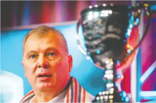  ?? AL CHAREST ?? Commission­er Randy Ambrosie says shutting players out of the ambitious CFL 2.0 initiative was simply a matter of constraini­ng costs rather than an attempt to shut them out of the process.