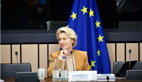  ?? ?? Ursula von der Leyen ist die erste Frau an der Spitze der Europäisch­en Kommission.