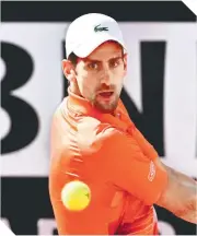  ?? ?? Djokovic abrirá su participac­ión ante el japonés Yoshihito Nishioka.