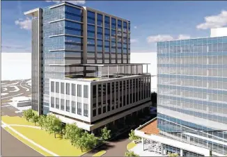  ?? CONTRIBUTE­D ?? Stonelake Capital Partners and HPI Real Estate Services &amp; Investment­s plan to break ground next summer on Domain Tower II, an 18-story building with about 325,000 square feet of space.